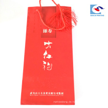 SenCai Heißer Verkauf Elegante Custom Design Luxus Großhandel Geschenkpapier Verpackung Tasche mit seil